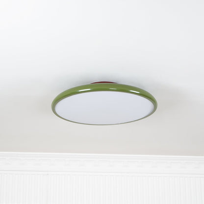 Adjustable Round Brown Beige Green LED Ceiling Light