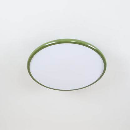 Adjustable Round Brown Beige Green LED Ceiling Light