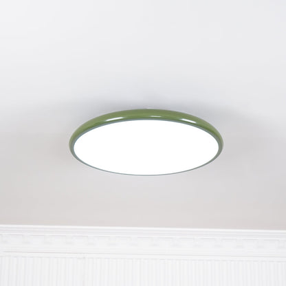 Adjustable Round Brown Beige Green LED Ceiling Light