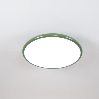 Adjustable Round Brown Beige Green LED Ceiling Light