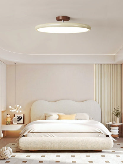 Adjustable Round Brown Beige Green LED Ceiling Light