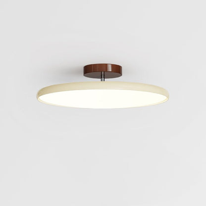 Adjustable Round Brown Beige Green LED Ceiling Light