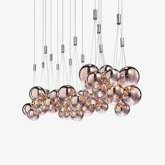 Aerialis Chrome Glass LED Pendant
