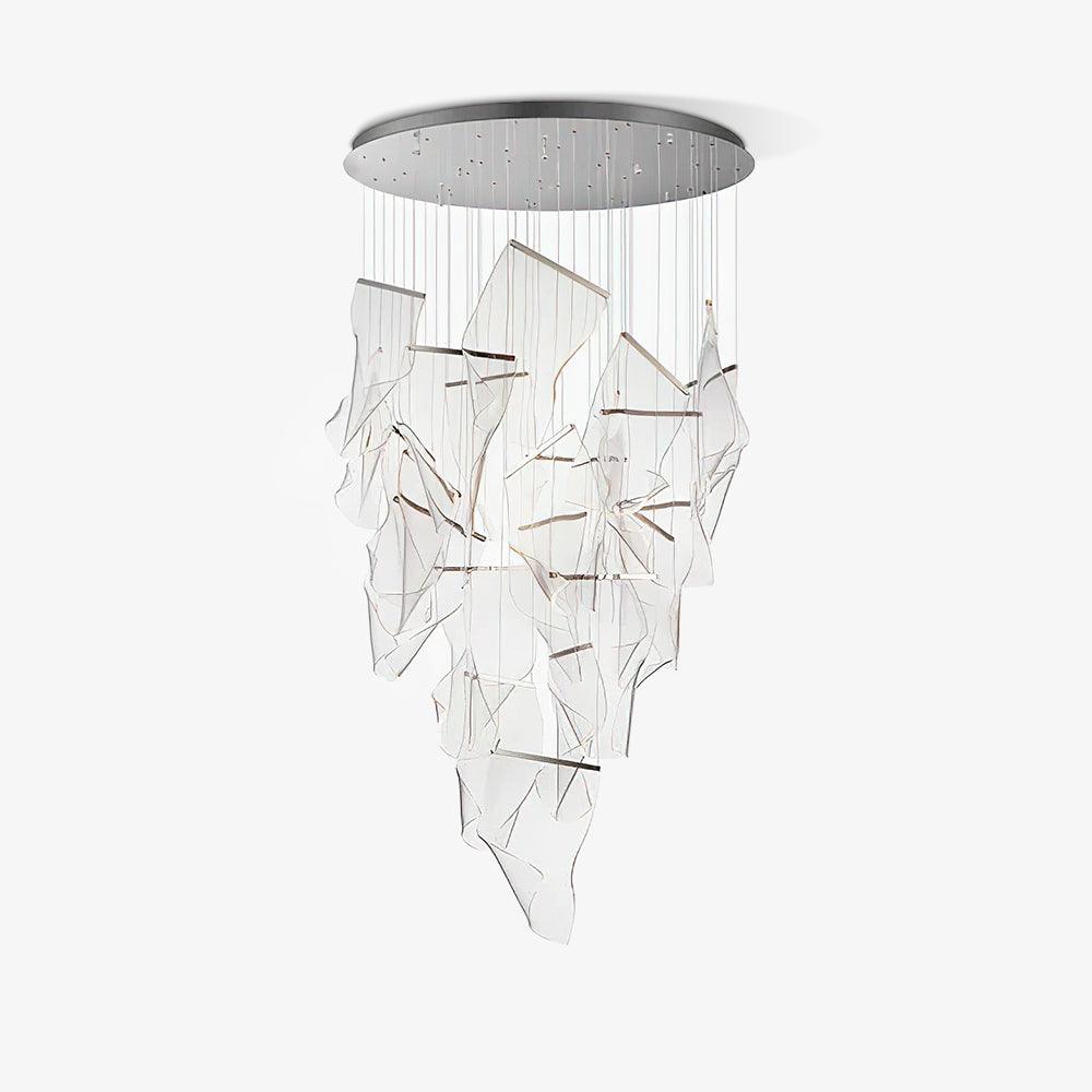 Airpane Gold Silver LED Multi-Light Chandelier