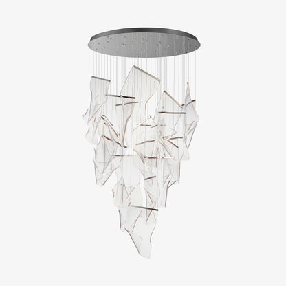 Airpane Gold Silver LED Multi-Light Chandelier