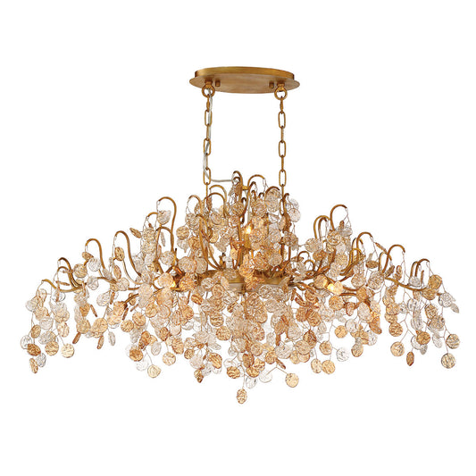 Ambre Cascade Oval Chandelier