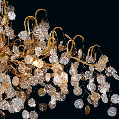 Ambre Cascade Oval Chandelier
