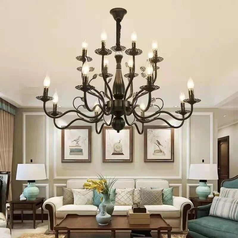 American Crystal Candle Chandelier