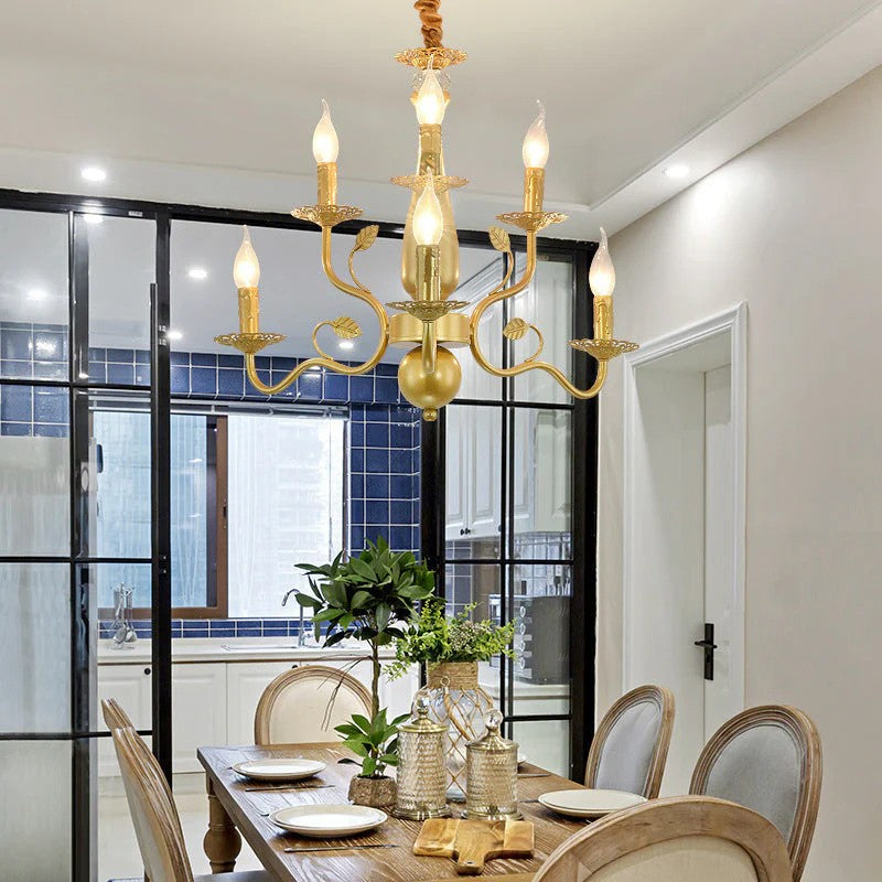 American Crystal Candle Chandelier