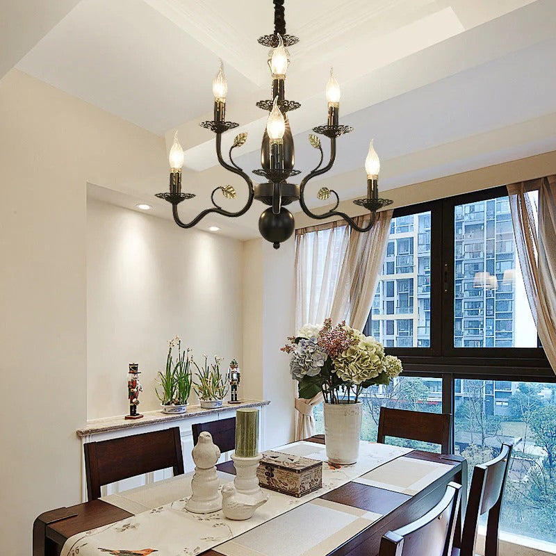 American Crystal Candle Chandelier
