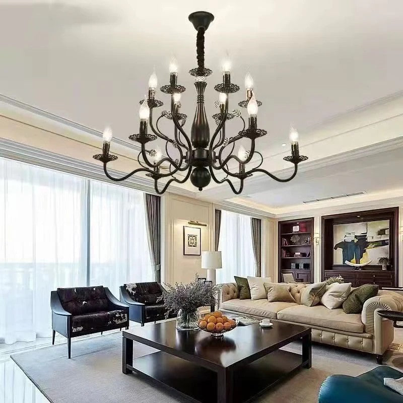 American Crystal Candle Chandelier