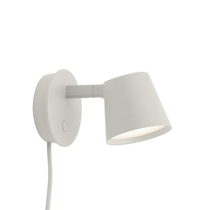 Anglepoint Black White Red Plug-In Wall Light