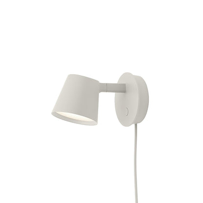 Anglepoint Black White Red Plug-In Wall Light