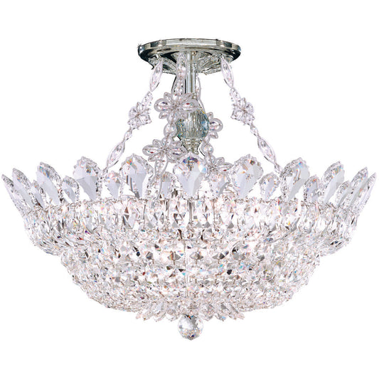 Antiquity Pendeloque Clear Heritage Semi-Flush Light