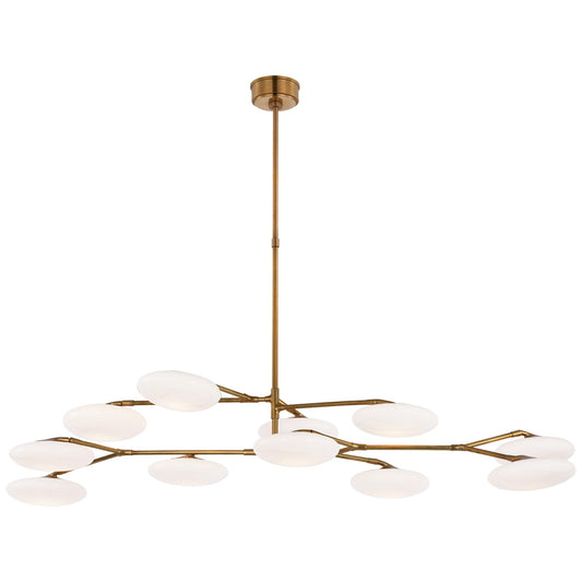 Arboris Soft Brass LED Chandelier