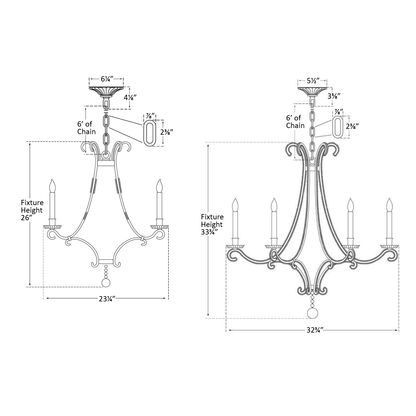 Argent Cascade Crystal Chandelier