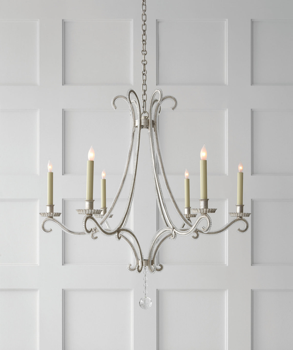 Argent Cascade Crystal Chandelier
