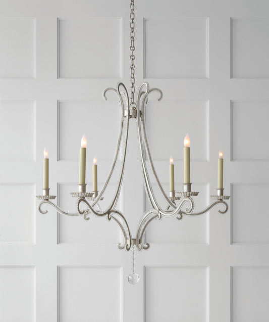 Argent Cascade Crystal Chandelier
