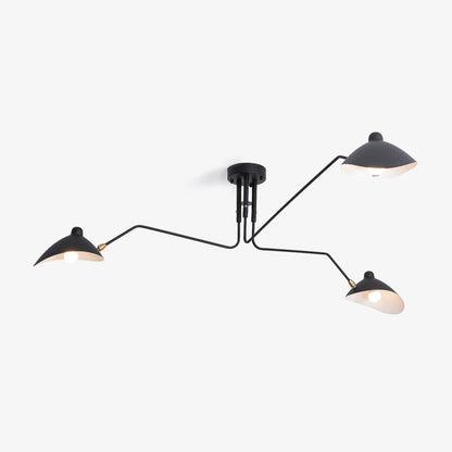 Artemon Black White Multi-Arm Ceiling Light