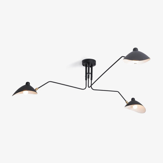 Artemon Black White Multi-Arm Ceiling Light