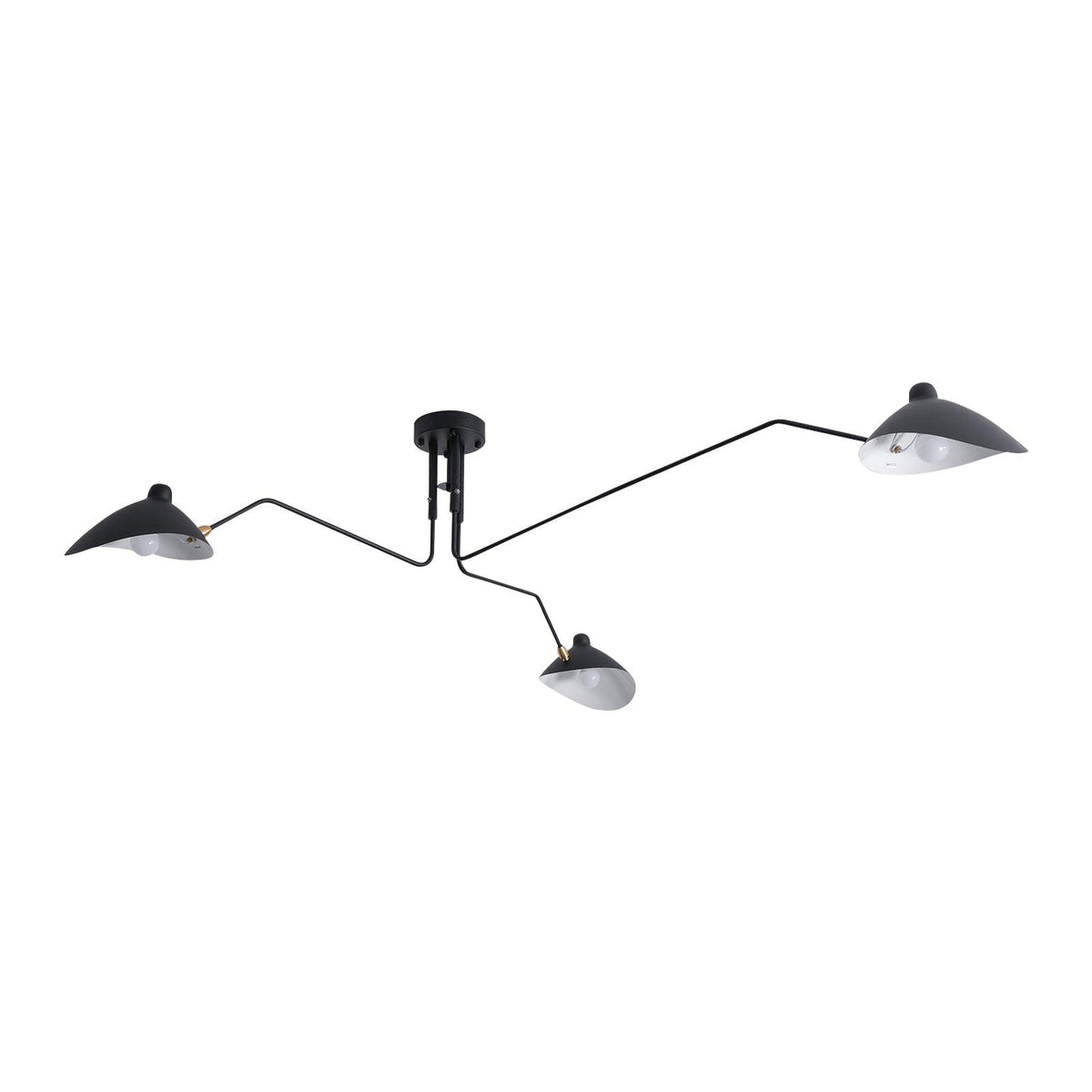Artemon Black White Multi-Arm Ceiling Light