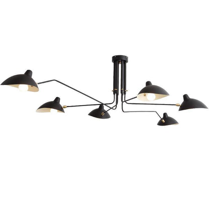 Artemon Black White Multi-Arm Ceiling Light