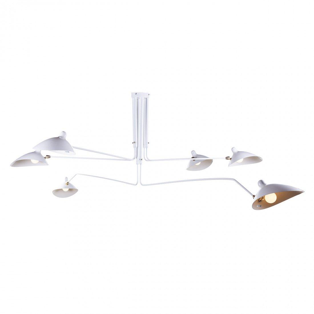 Artemon Black White Multi-Arm Ceiling Light