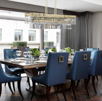 Aurevia Crystal Linear Chandelier