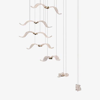 Aviara Gold Glass Multi-Light Chandelier