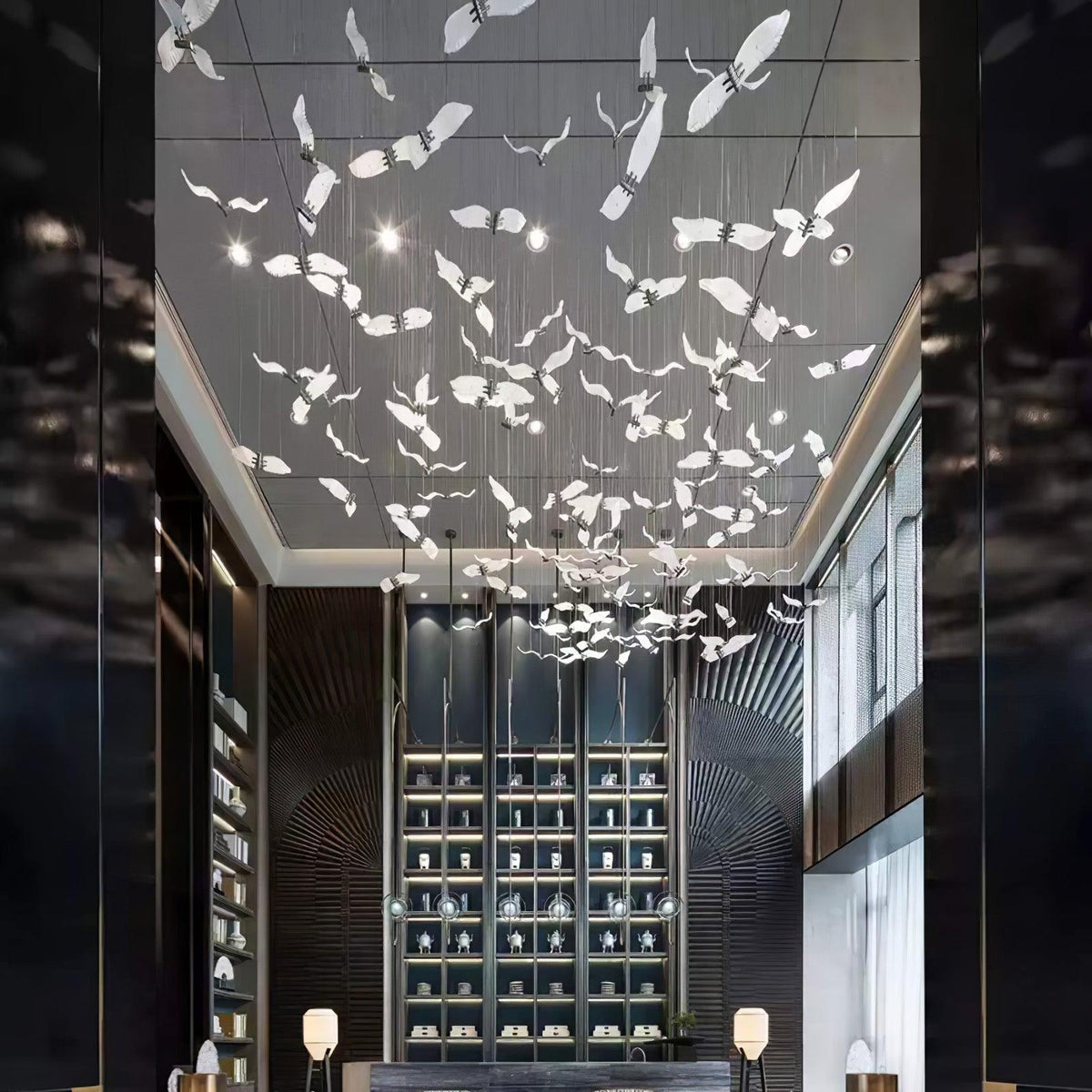 Aviara Gold Glass Multi-Light Chandelier