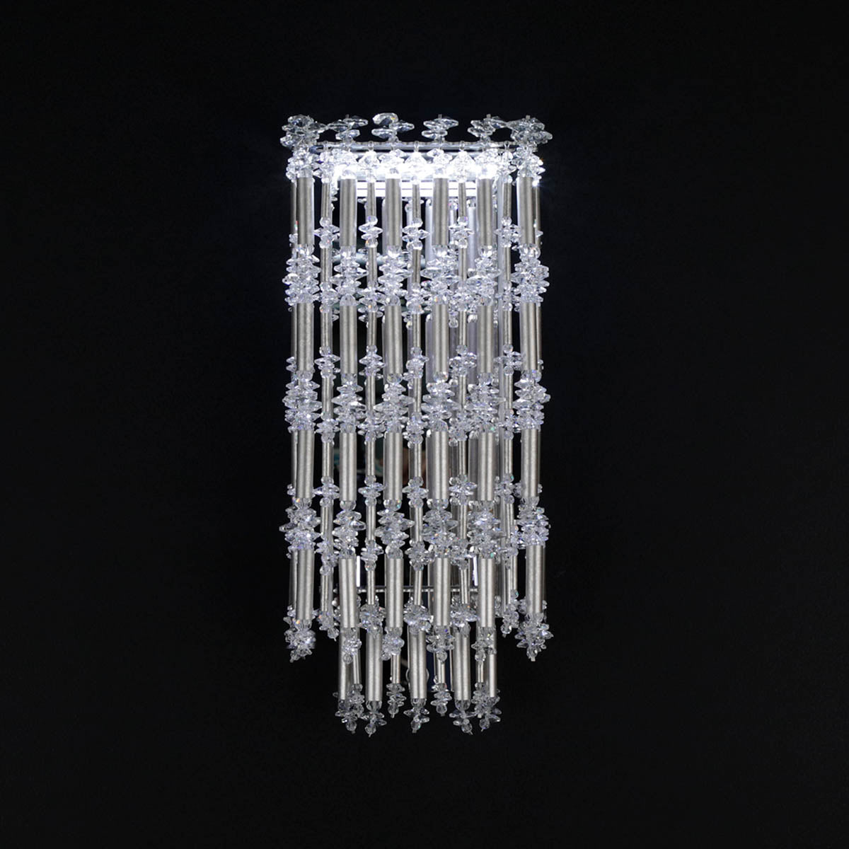 Bamboo Optic Gold Tunable LED Wall Sconce