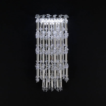 Bamboo Optic Gold Tunable LED Wall Sconce