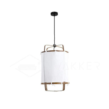 Bamboo Silhouette Black Natural Pendant