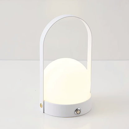 Carrie Built-in Battery Table Lamp ∅ 5.9″ x H 9.3″ / Dia 15cm x H 23.5cm / White / Three-Color Changing Light Table lamp