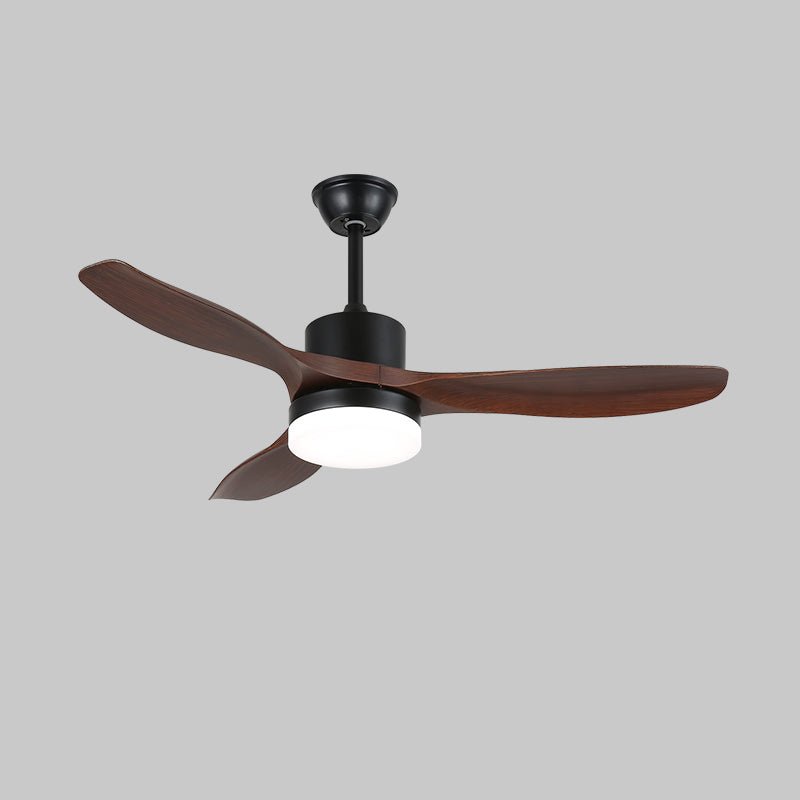 Baysen Walnut Black LED Fandelier