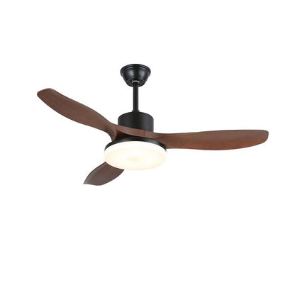 Baysen Walnut Black LED Fandelier
