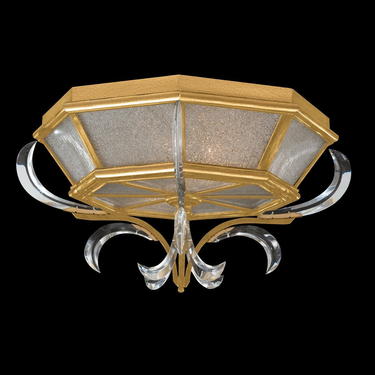 Beveled Crescent Architectural Flush Mount