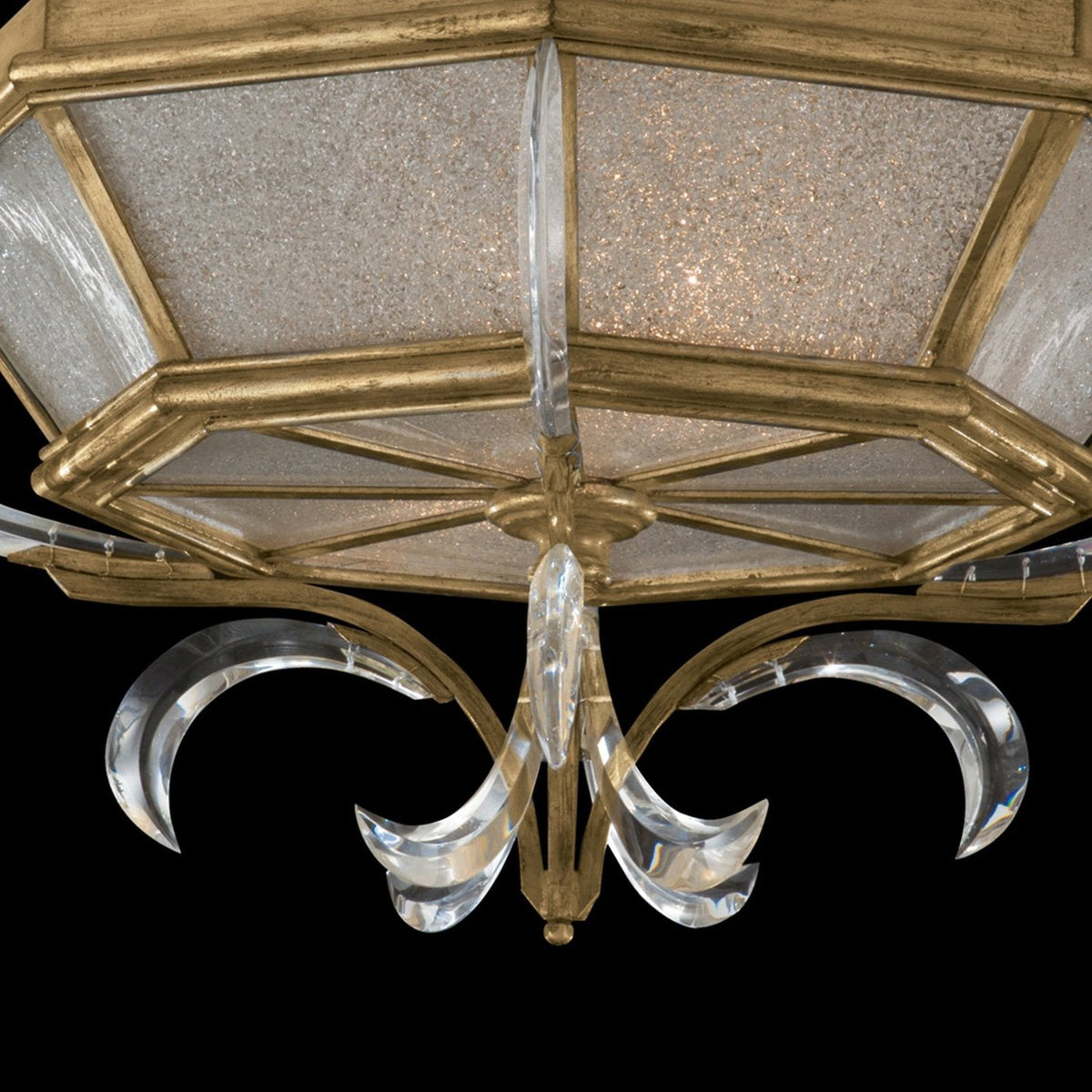 Beveled Crescent Architectural Flush Mount