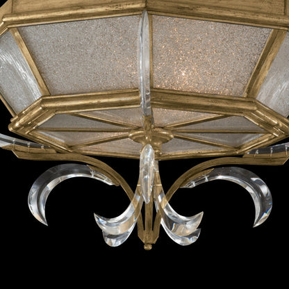 Beveled Crescent Architectural Flush Mount