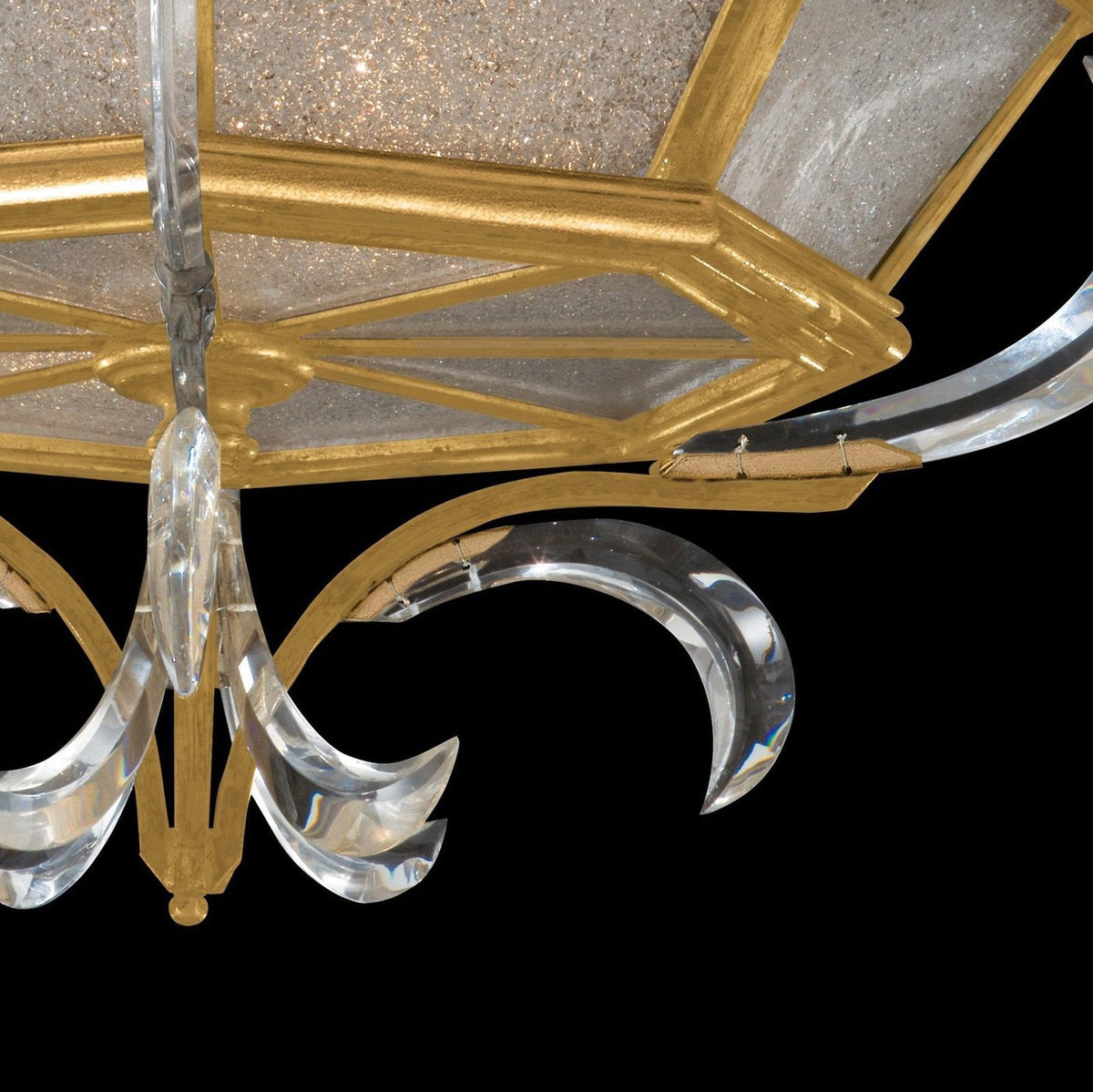 Beveled Crescent Architectural Flush Mount