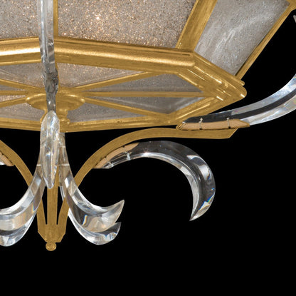 Beveled Crescent Architectural Flush Mount