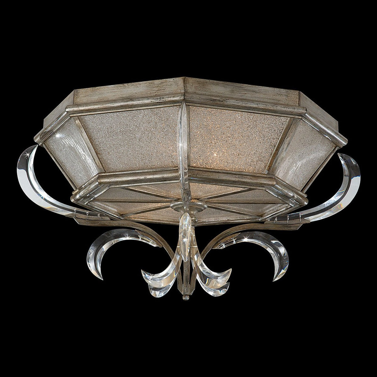 Beveled Crescent Architectural Flush Mount