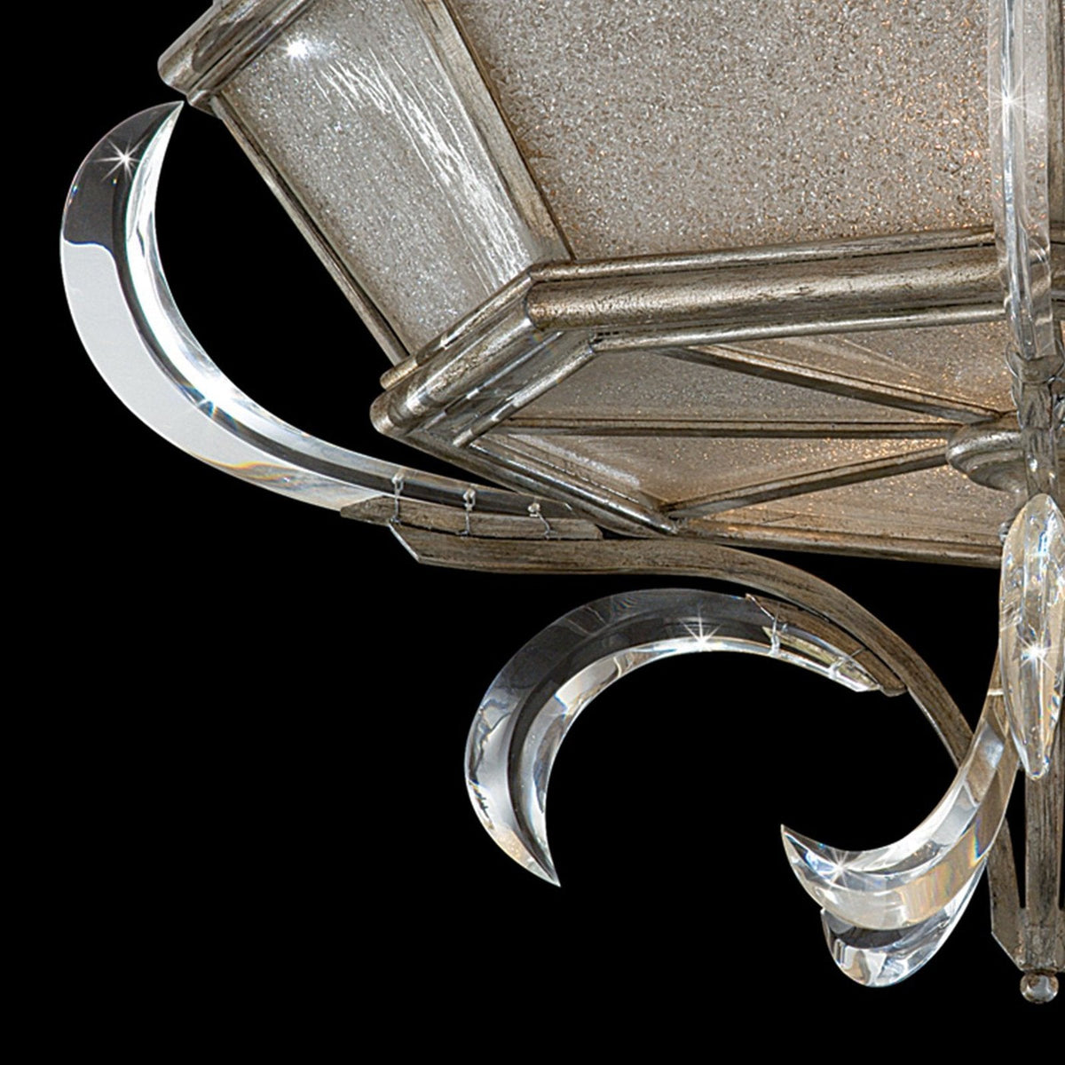 Beveled Crescent Architectural Flush Mount