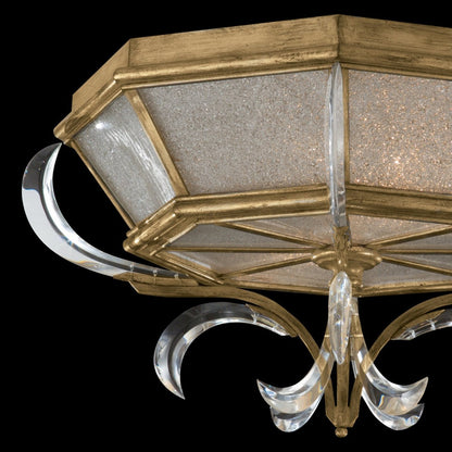 Beveled Crescent Architectural Flush Mount