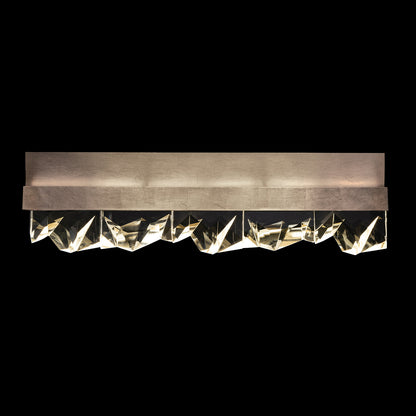 Bidirectional Carved Crystal Ombre LED Wall Sconce