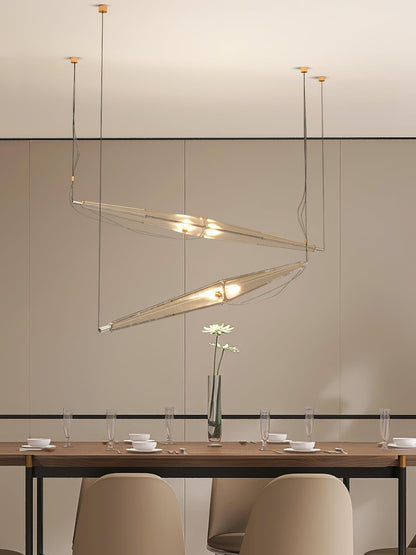 Bladecone Chrome Gold Pendant
