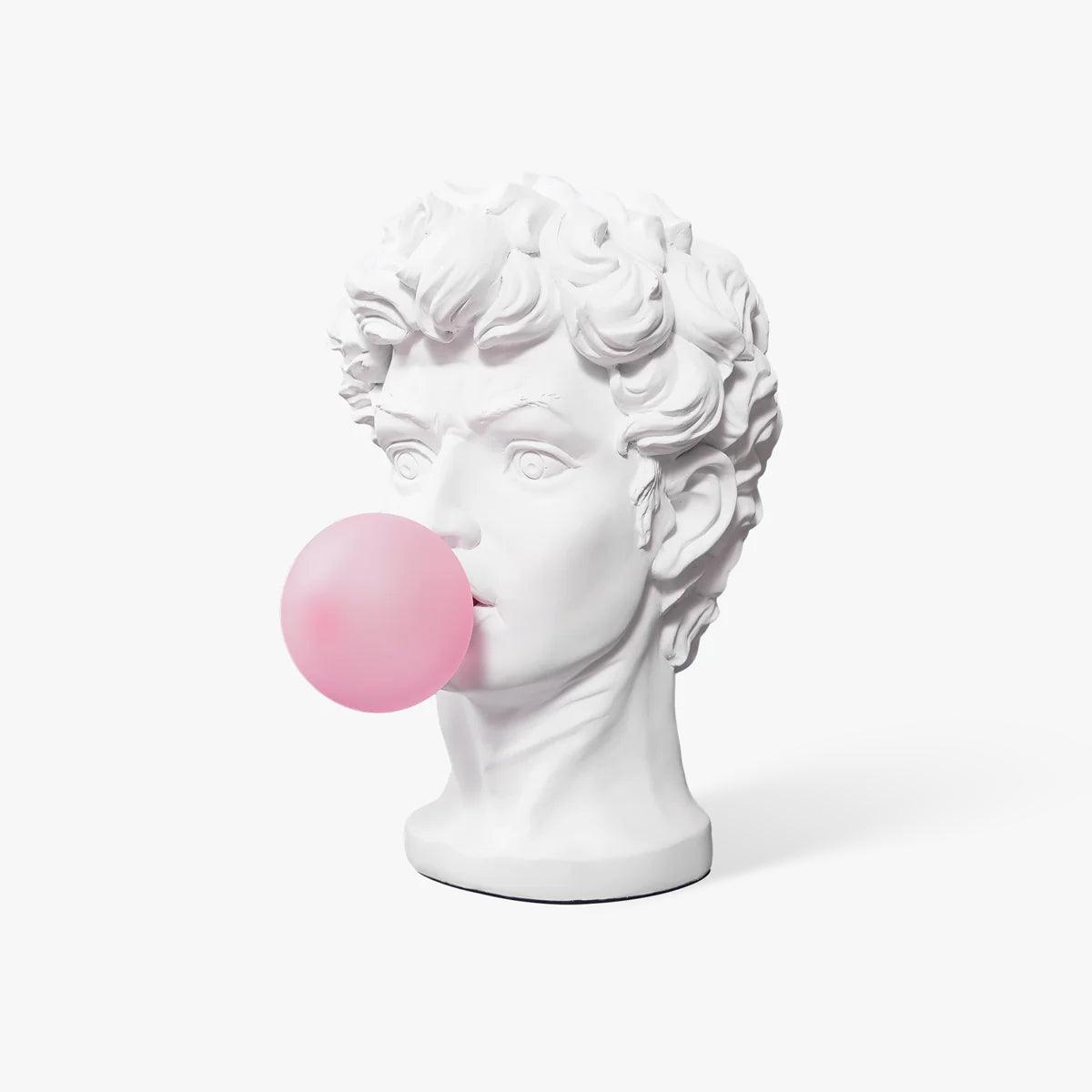 Bubble Bust White Pink Table Lamp