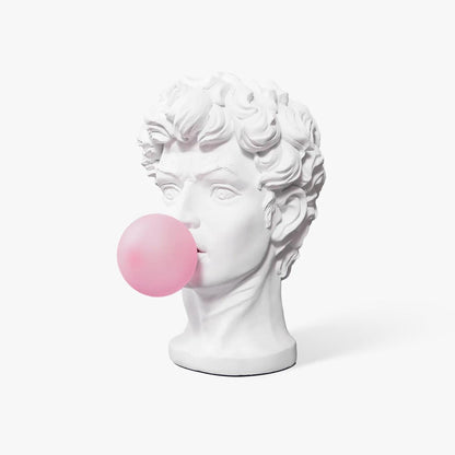 Bubble Bust White Pink Table Lamp
