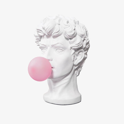 Bubble Bust White Pink Table Lamp
