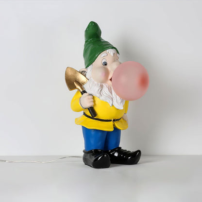 Bubble Dwarf Multicolor Glass Table Lamp